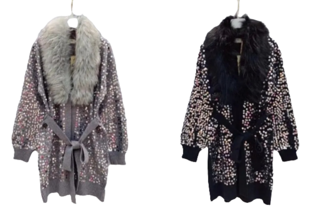 CARDIGAN CORTO LUCCICANTE