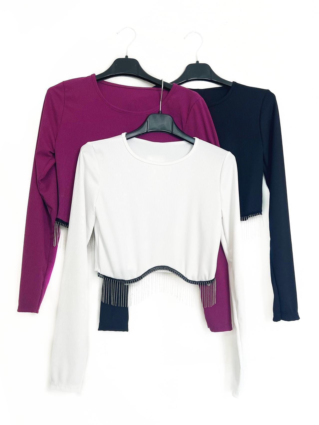 Maglia con ciondoli donna sadamoda