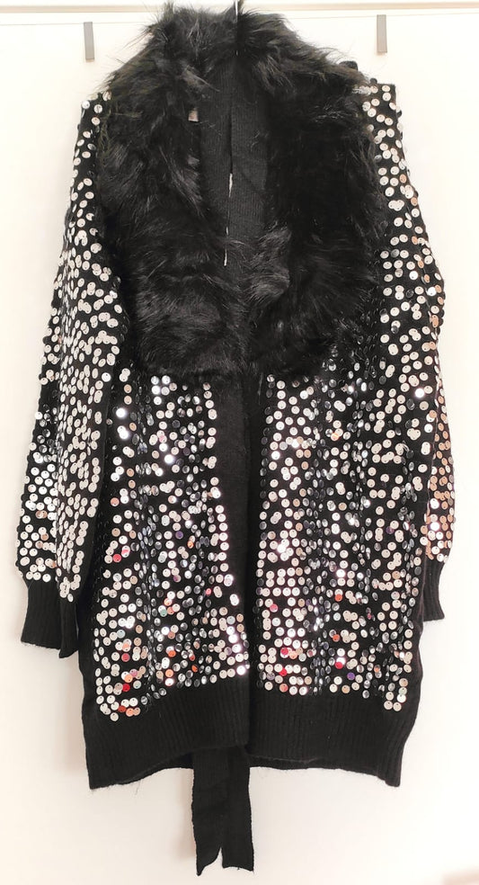 CARDIGAN CORTO LUCCICANTE