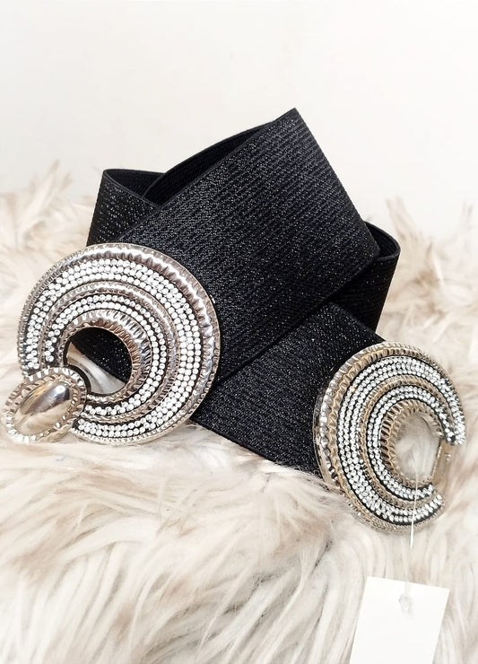 CINTURA ELASTICIZZATA ELEGANTE CON BRILLANTI