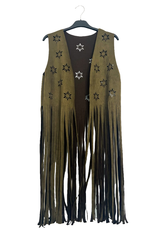 GILET CON FRANGE