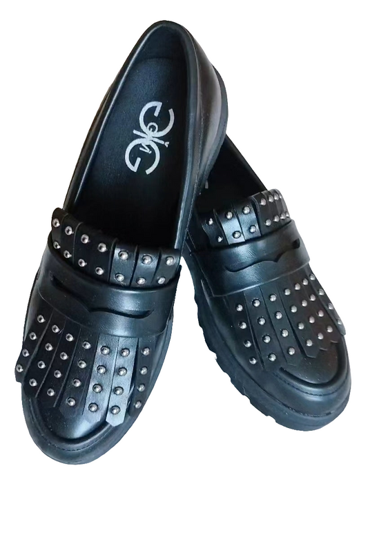 MOCASSINO CON BORCHIE