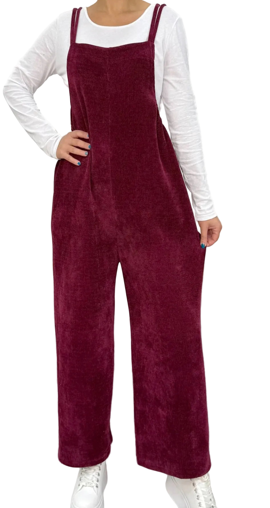 SALOPETTE EFFETTO VELLUTO